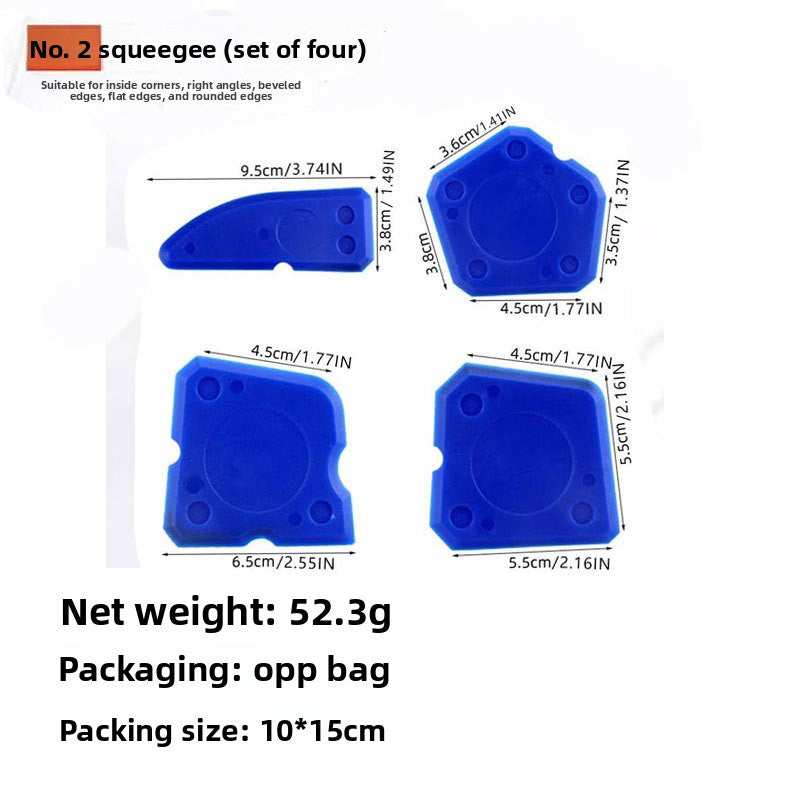 Metal Head 3-in-1 Glue Scraper Caulking Tool Kit
