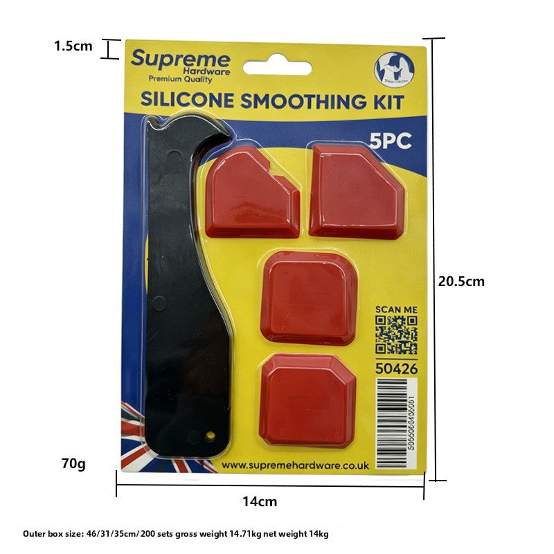 Metal Head 3-in-1 Glue Scraper Caulking Tool Kit