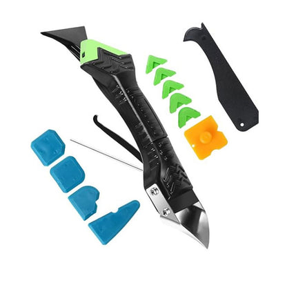 Metal Head 3-in-1 Glue Scraper Caulking Tool Kit