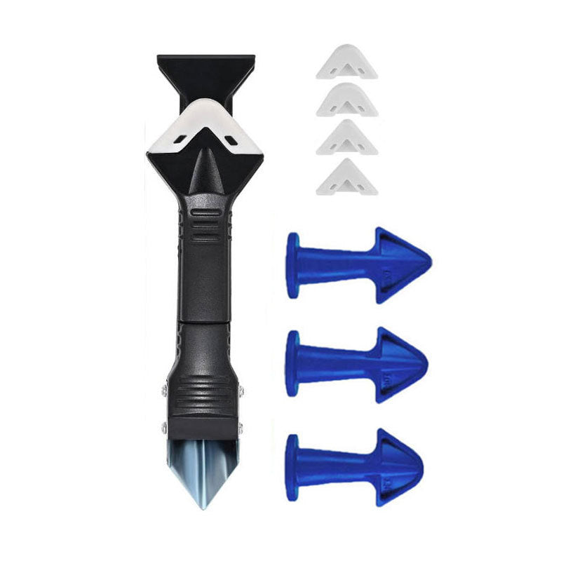 Metal Head 3-in-1 Glue Scraper Caulking Tool Kit