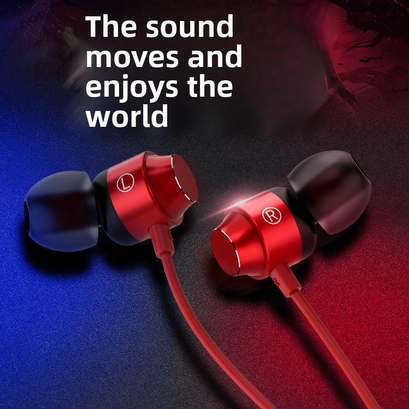 Metal in-ear headphones