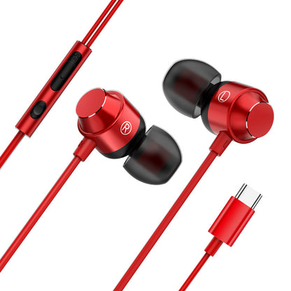 Metal in-ear headphones