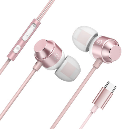 Metal in-ear headphones