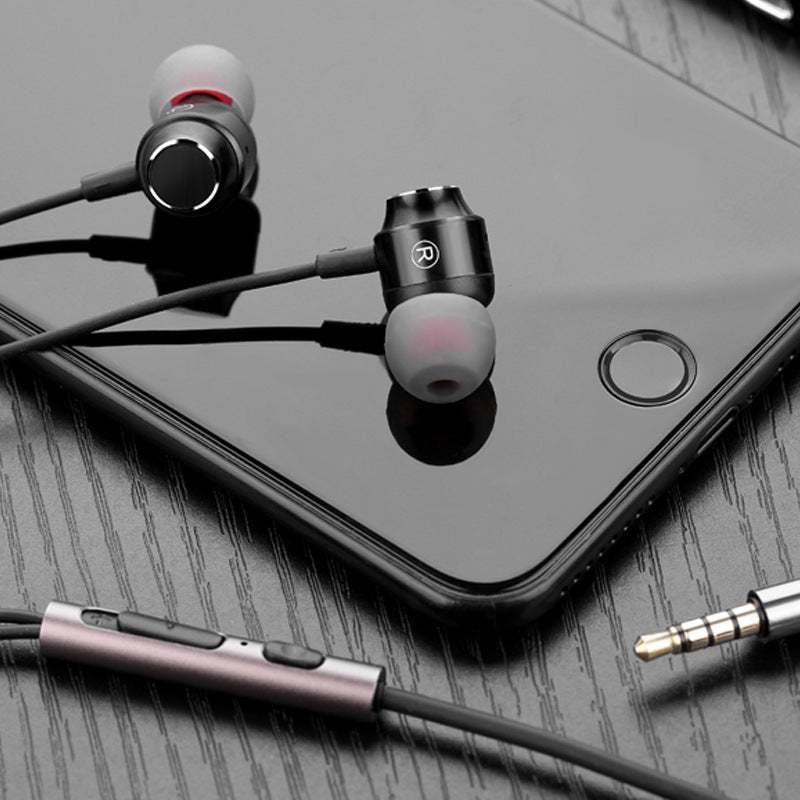 Metal in-ear headphones
