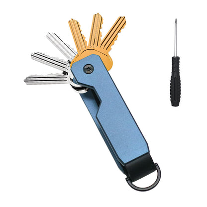 Metal key storage buckle