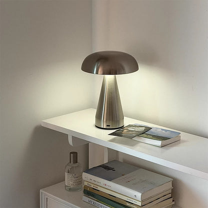 Metal Mushroom Table Lamp