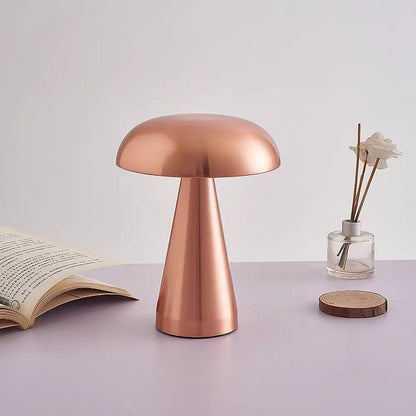 Metal Mushroom Table Lamp