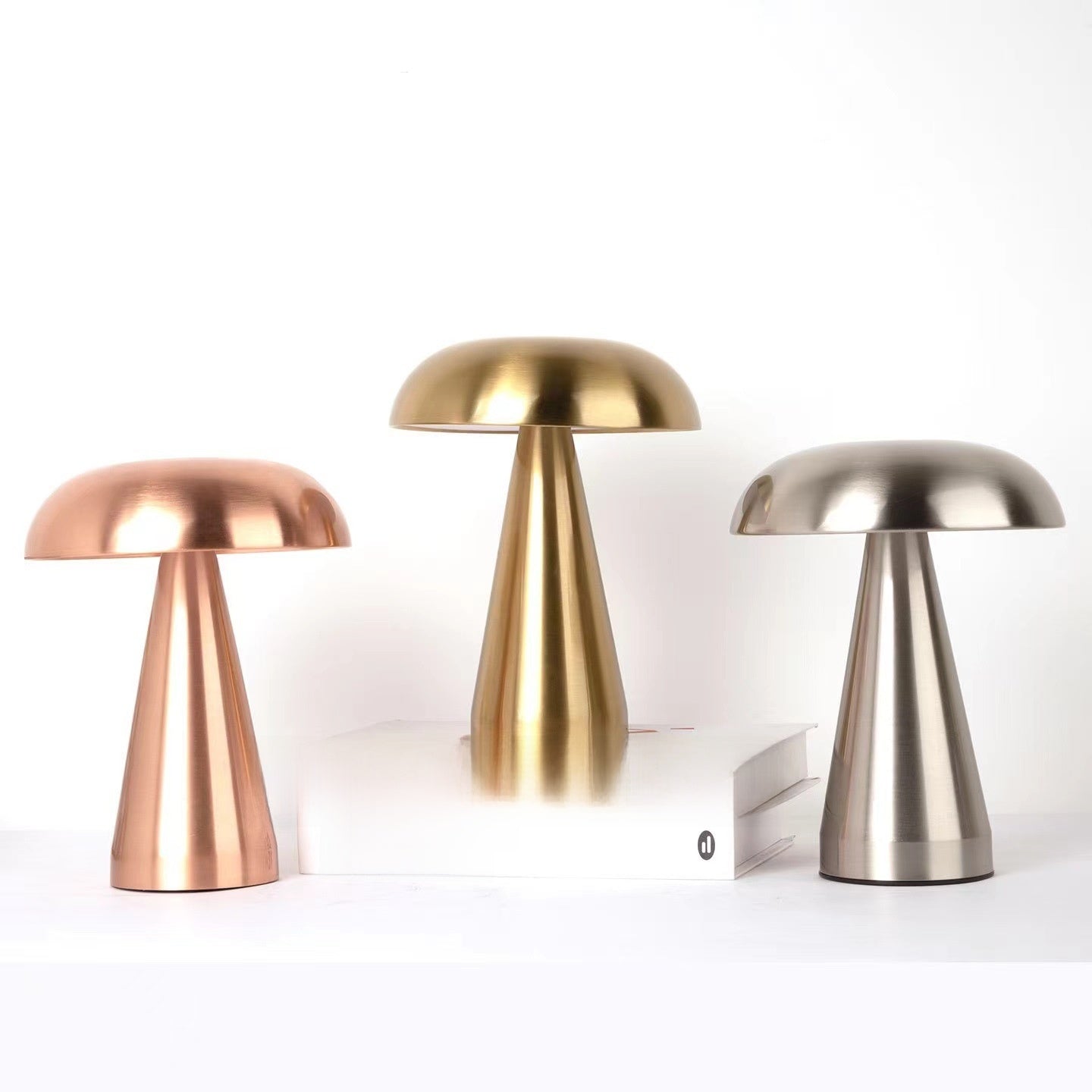 Metal Mushroom Table Lamp