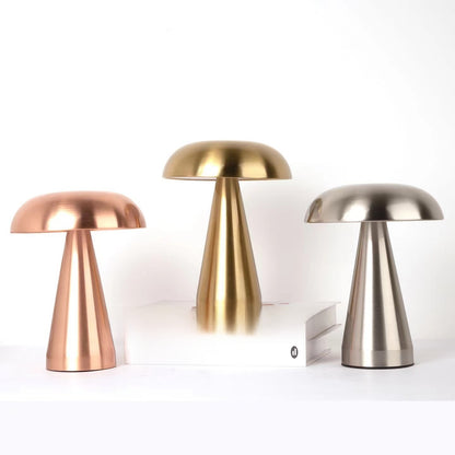 Metal Mushroom Table Lamp