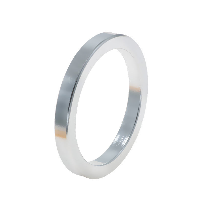 Metal Pleasure Ring for Adults, Sandblasted Texture, 5 Colors, 3 Sizes