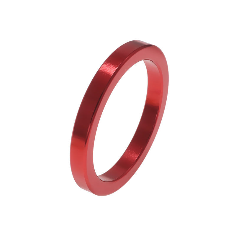Metal Pleasure Ring for Adults, Sandblasted Texture, 5 Colors, 3 Sizes