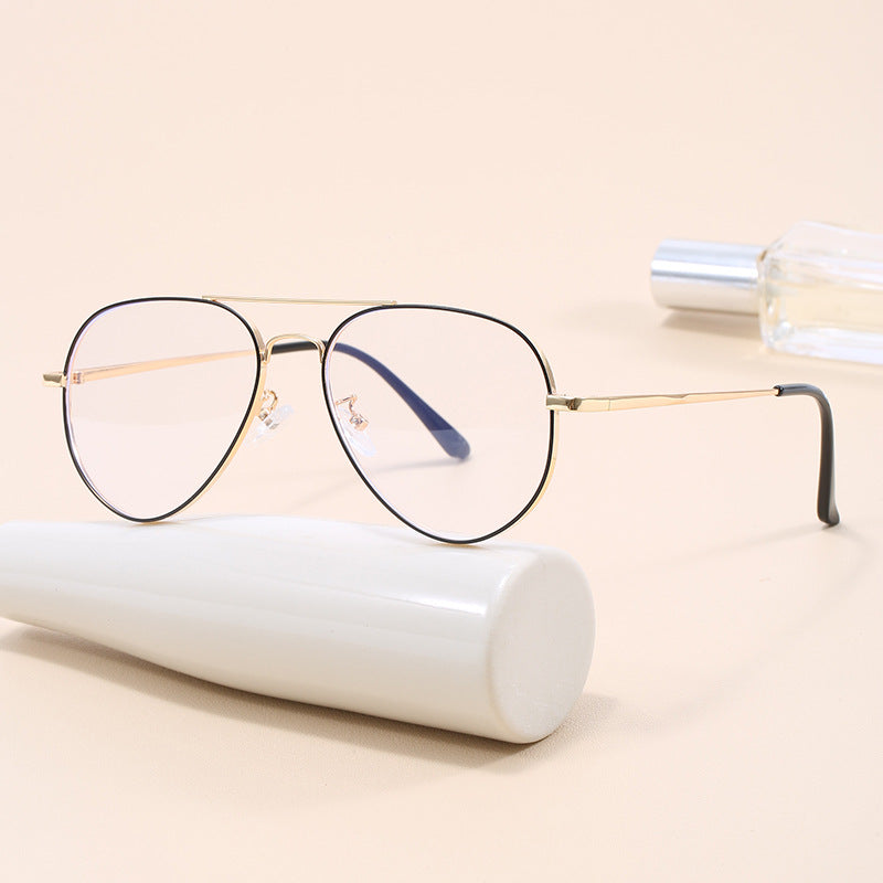 Metal polygonal glasses