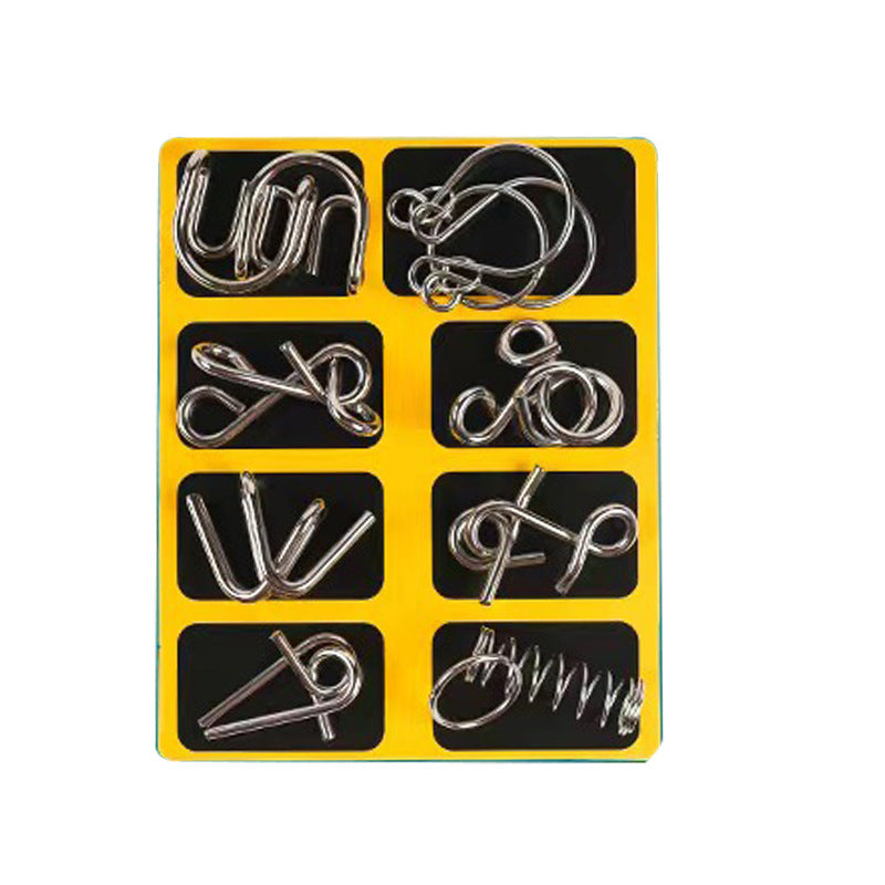 Metal Puzzle Lock Set Educational Toys