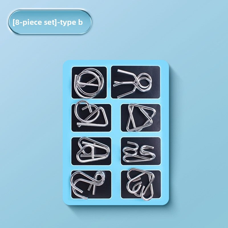 Metal Puzzle Lock Set Educational Toys