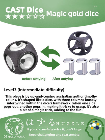 Metal Puzzle Unlocking Game