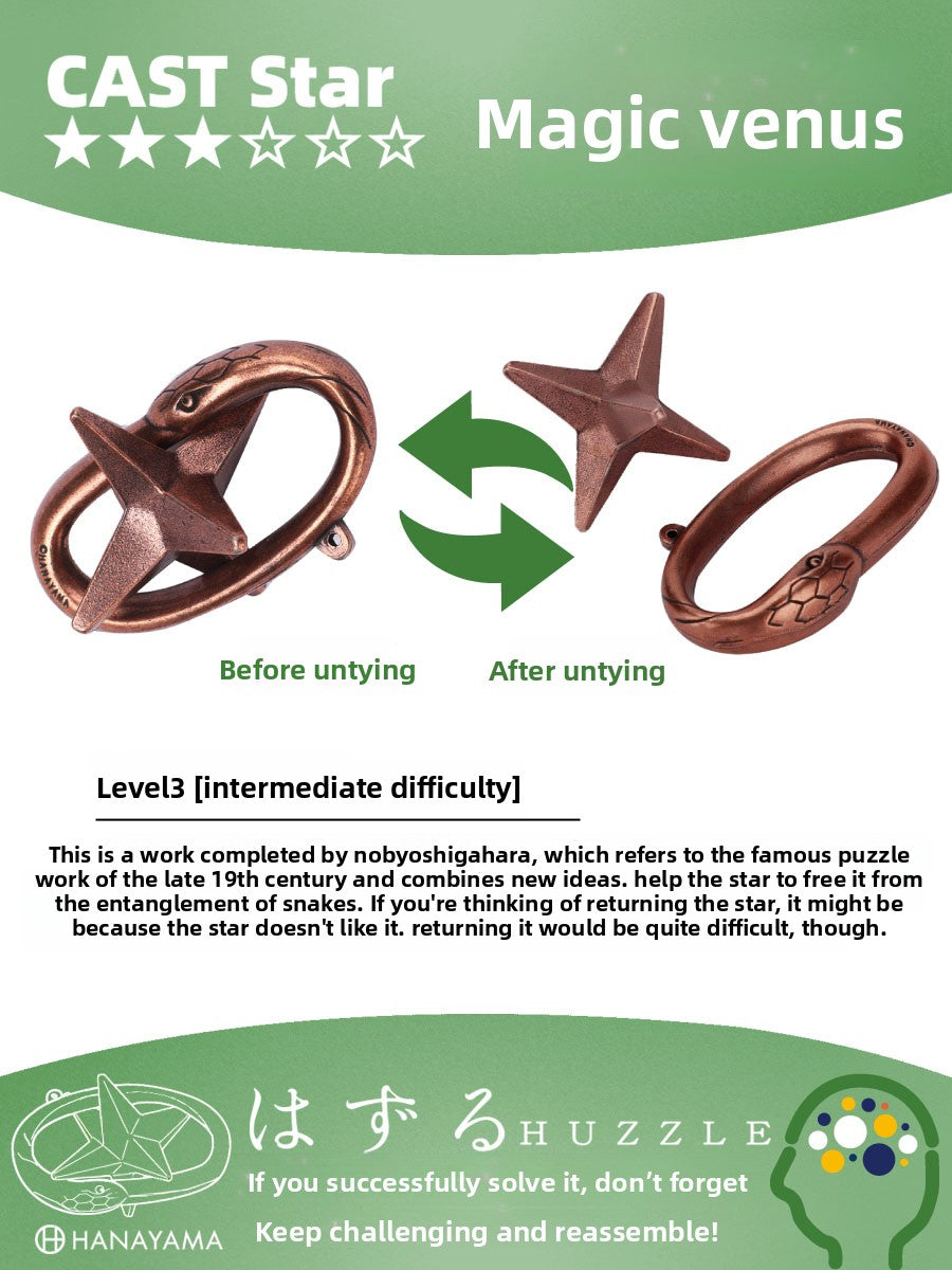 Metal Puzzle Unlocking Game