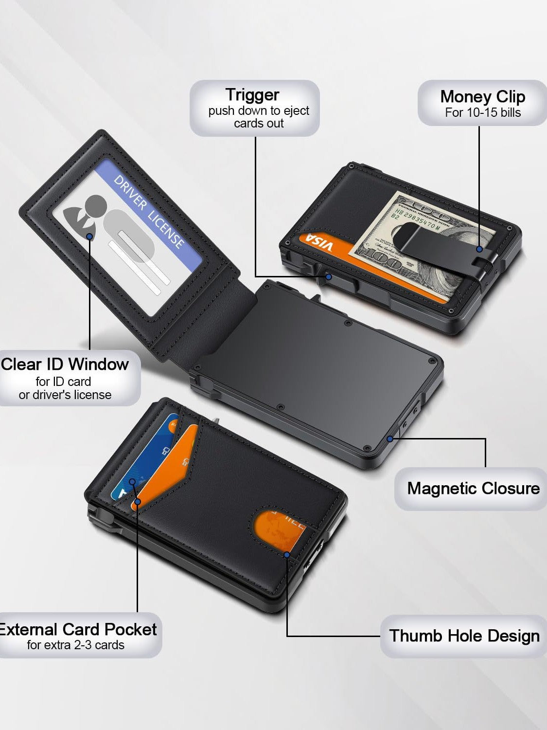 Metal RFID Card Holder Wallet