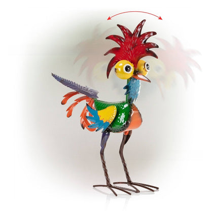 Metal Rooster Statue
