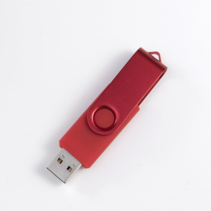 Metal rotating USB drive gift