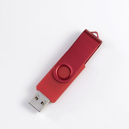 Metal rotating USB drive gift