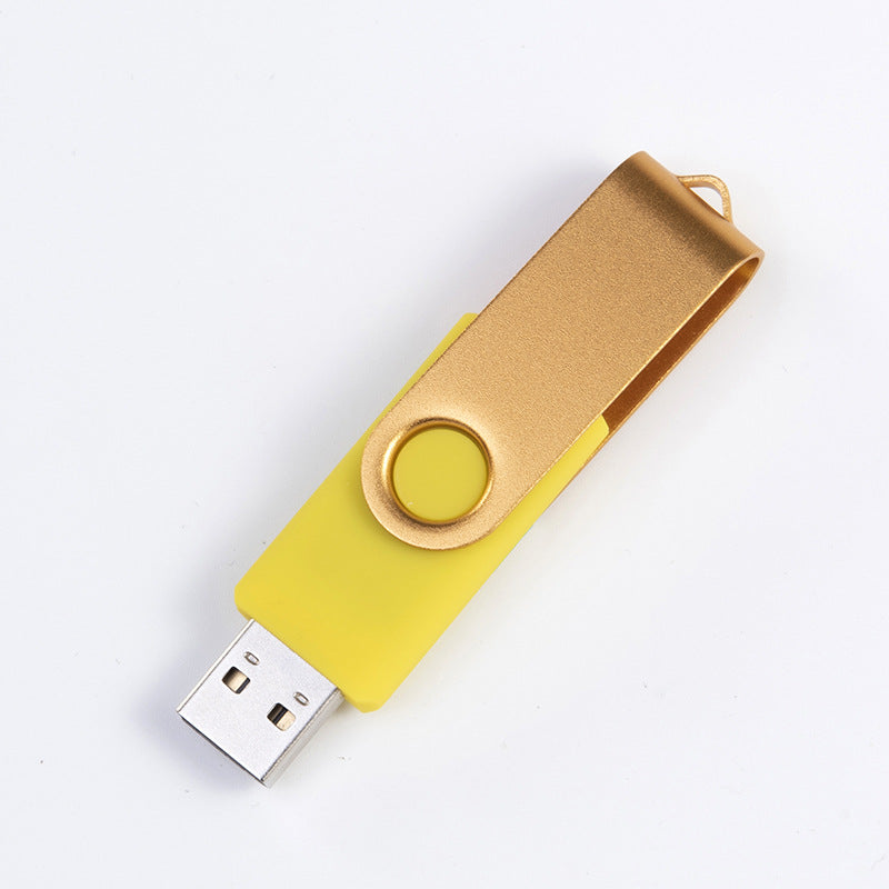 Metal rotating USB drive gift