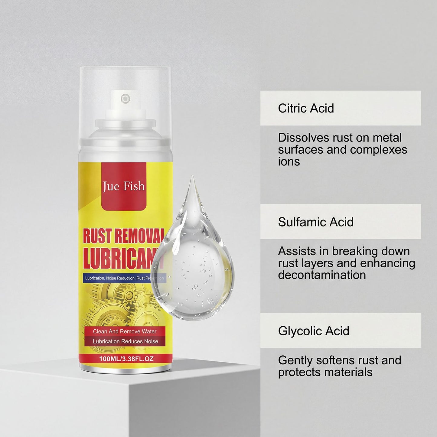Metal Rust Removal Brightening Spray