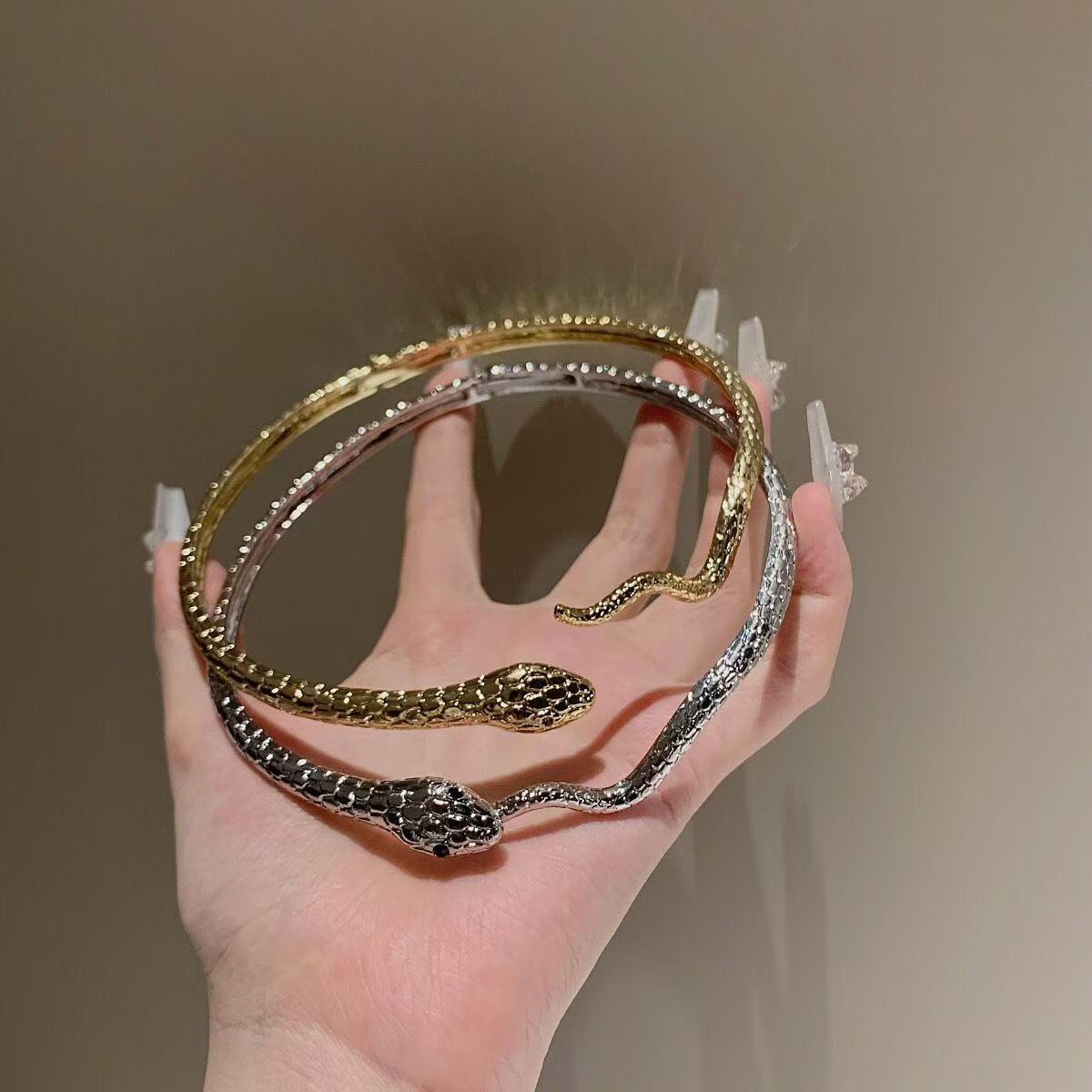 Metal Snake Chain Collar