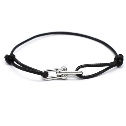 Metal snap adjustable bracelet