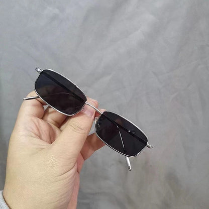 Metal square frame sunglasses