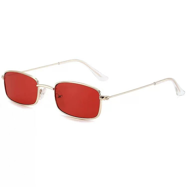 Metal square frame sunglasses