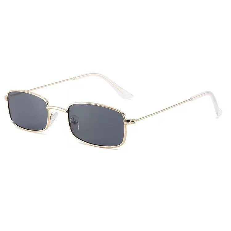 Metal square frame sunglasses