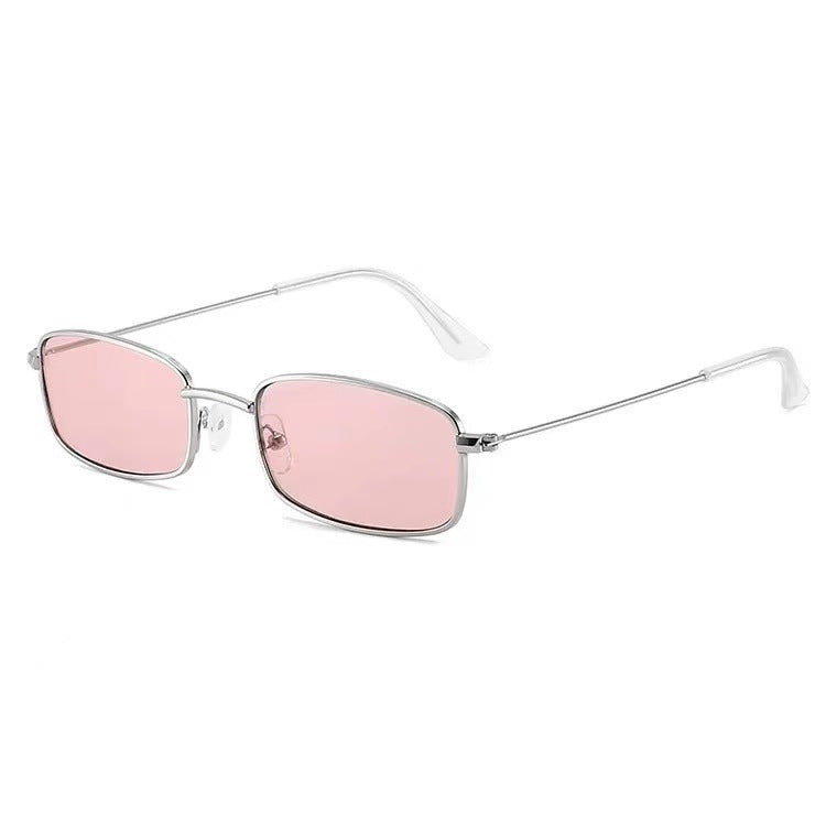 Metal square frame sunglasses