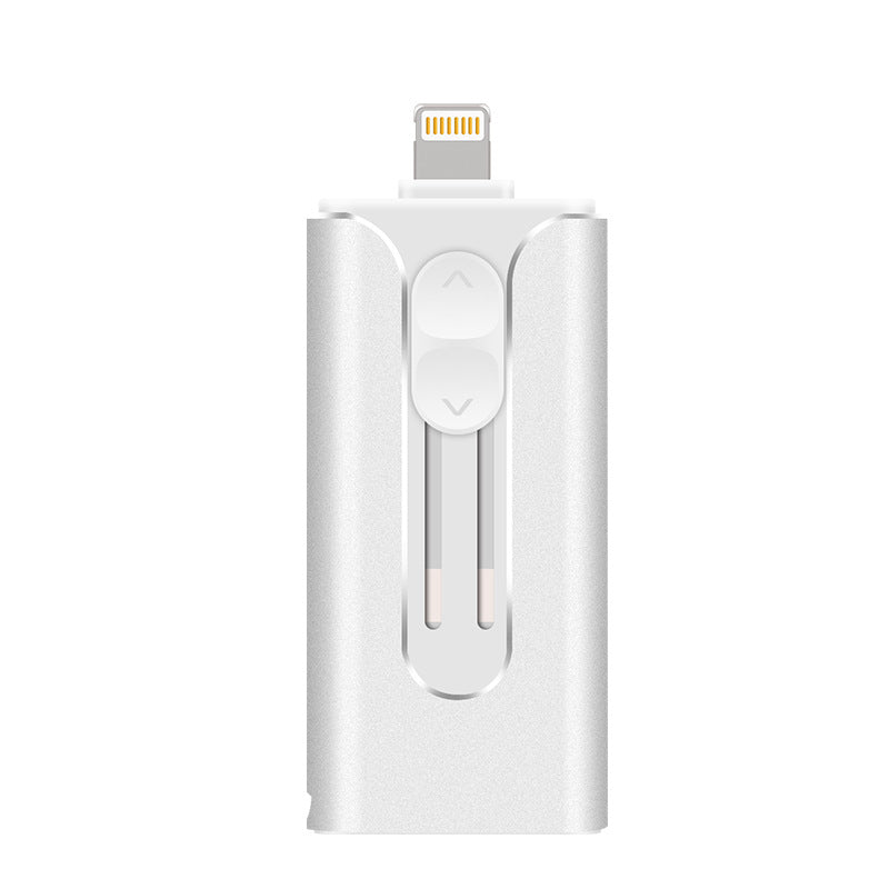 metal three-in-one mobile phone U disk 1tb for Apple Android computer lettering 256g USB gift customization