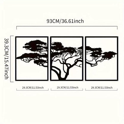Metal Tree Wall Art Hanging