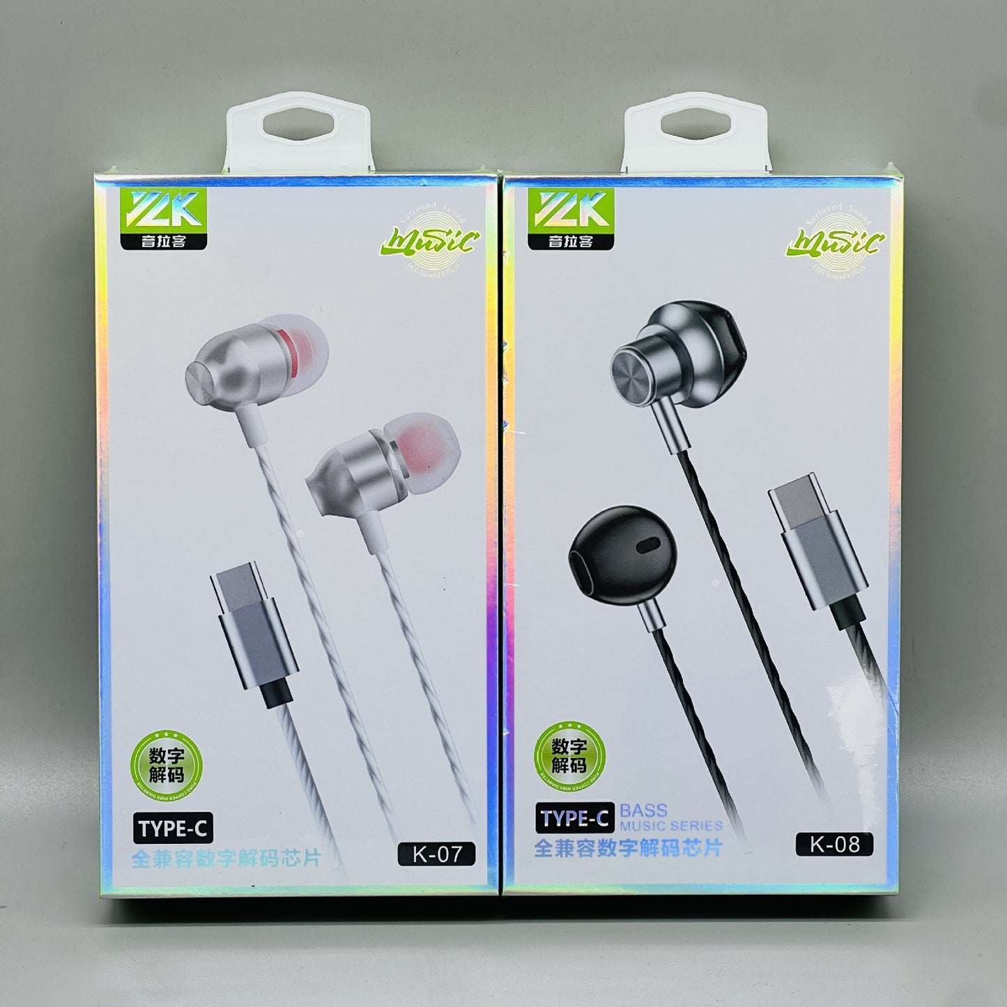 Metal Type-C Wired Earphones with Microphone