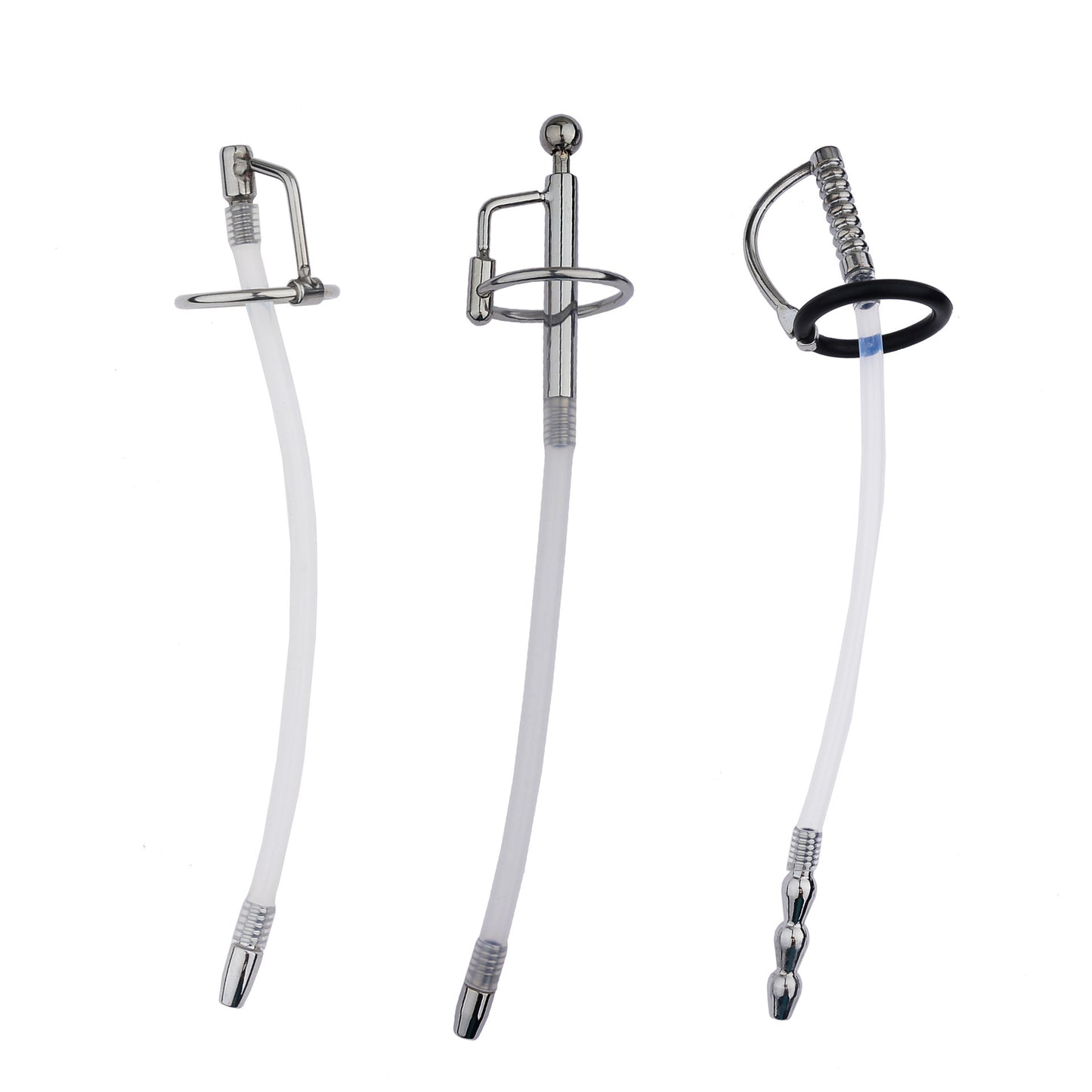 Metal Urethral Dilator with Silicone Tube