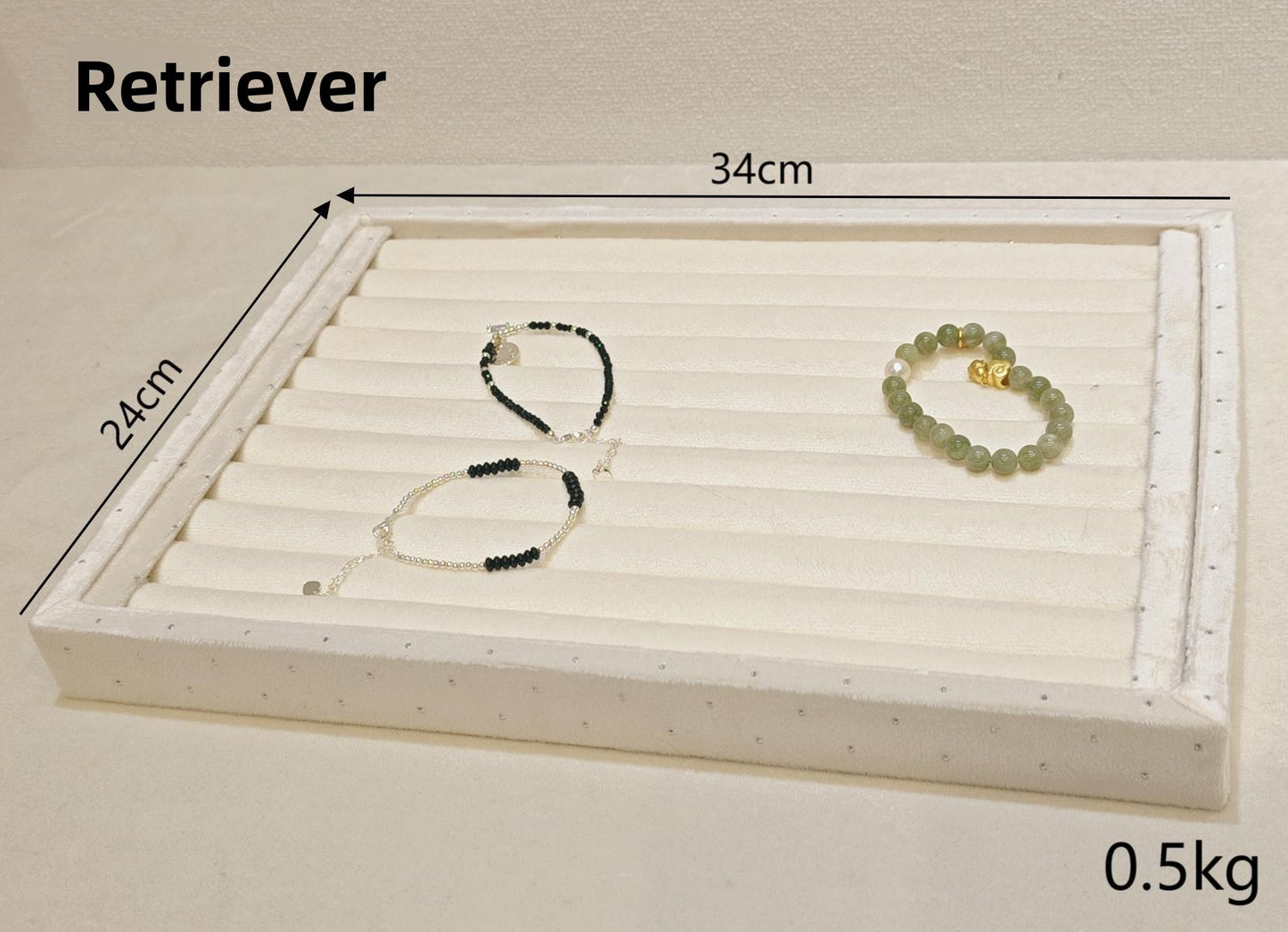 Metal Velvet Jewelry Display Rack