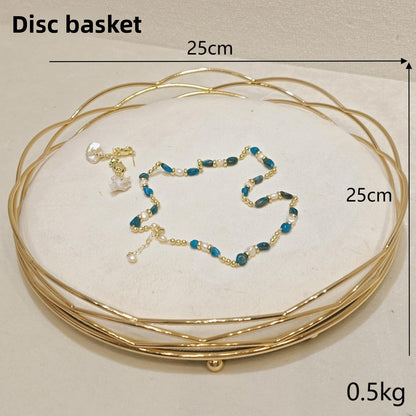 Metal Velvet Jewelry Display Rack