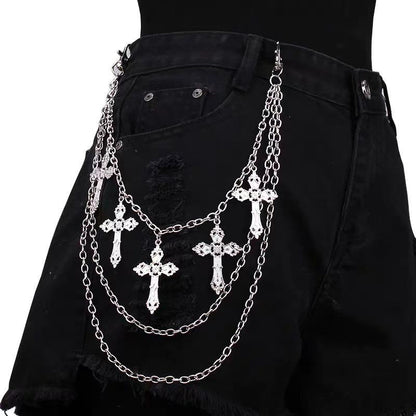 Metal waist chain