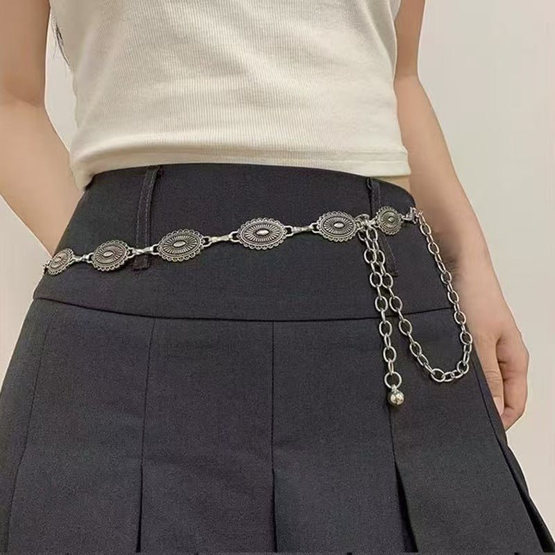 Metal waist chain