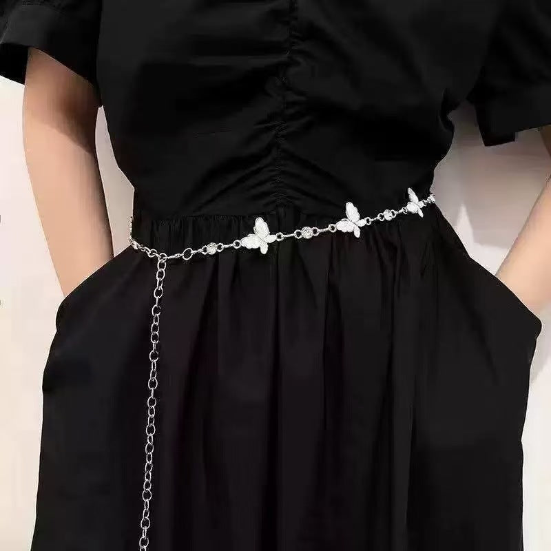 Metal waist chain