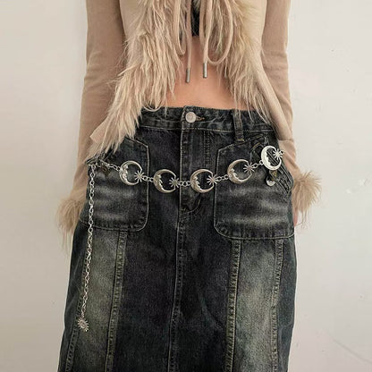 Metal waist chain