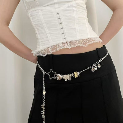 Metal waist chain