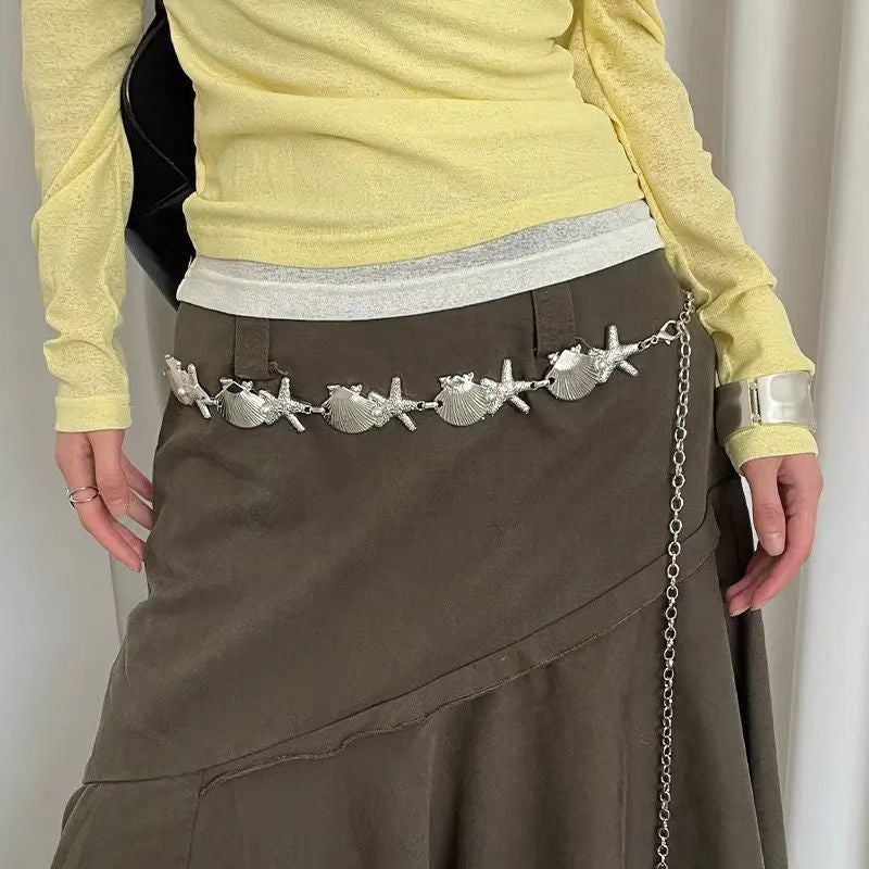 Metal waist chain