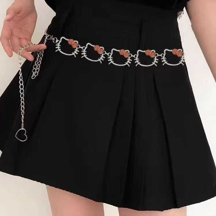 Metal waist chain