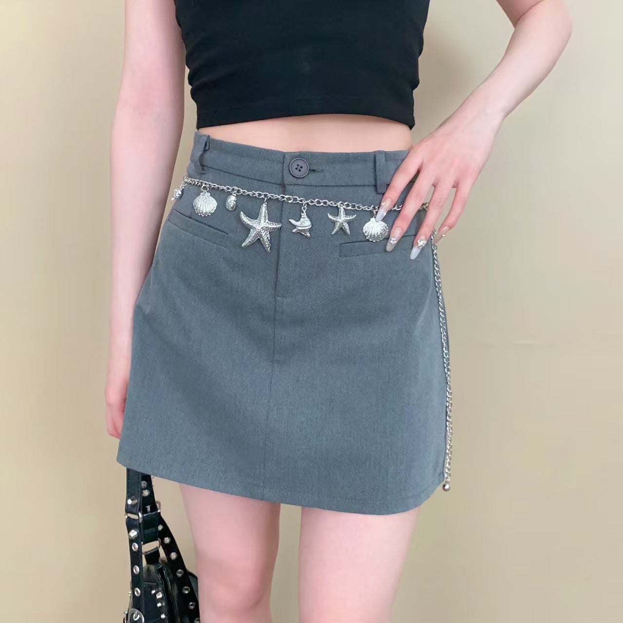 Metal waist chain