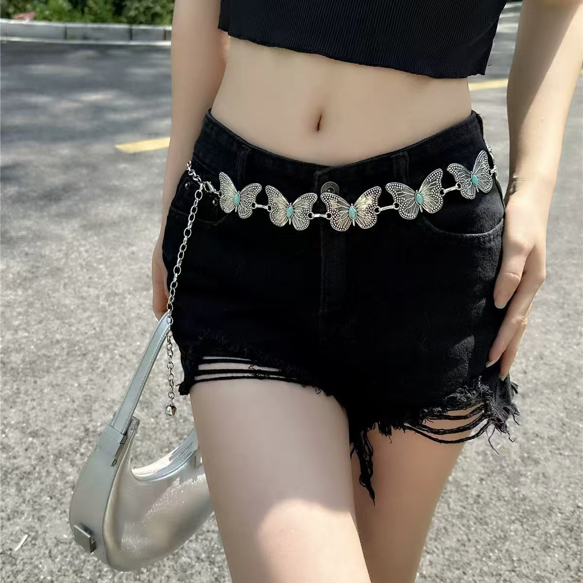 Metal waist chain