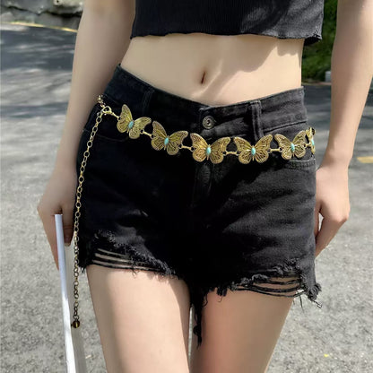 Metal waist chain