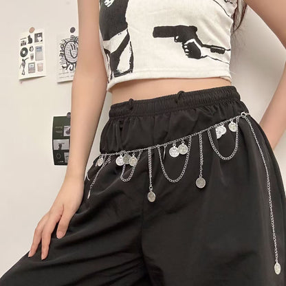 Metal waist chain