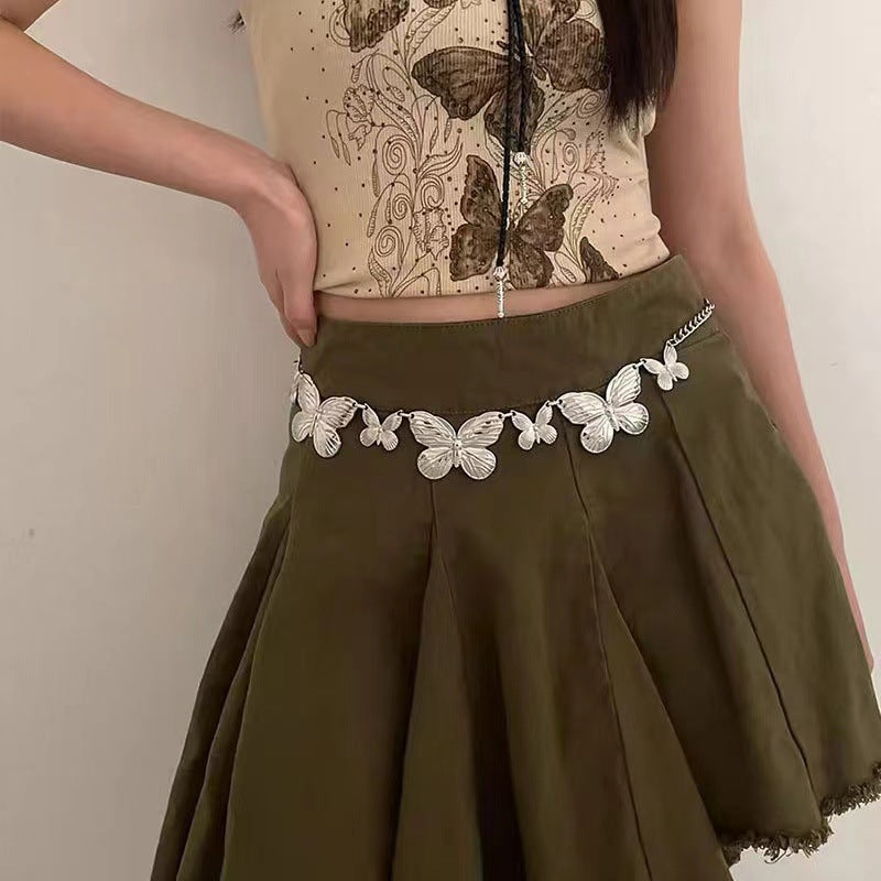 Metal waist chain